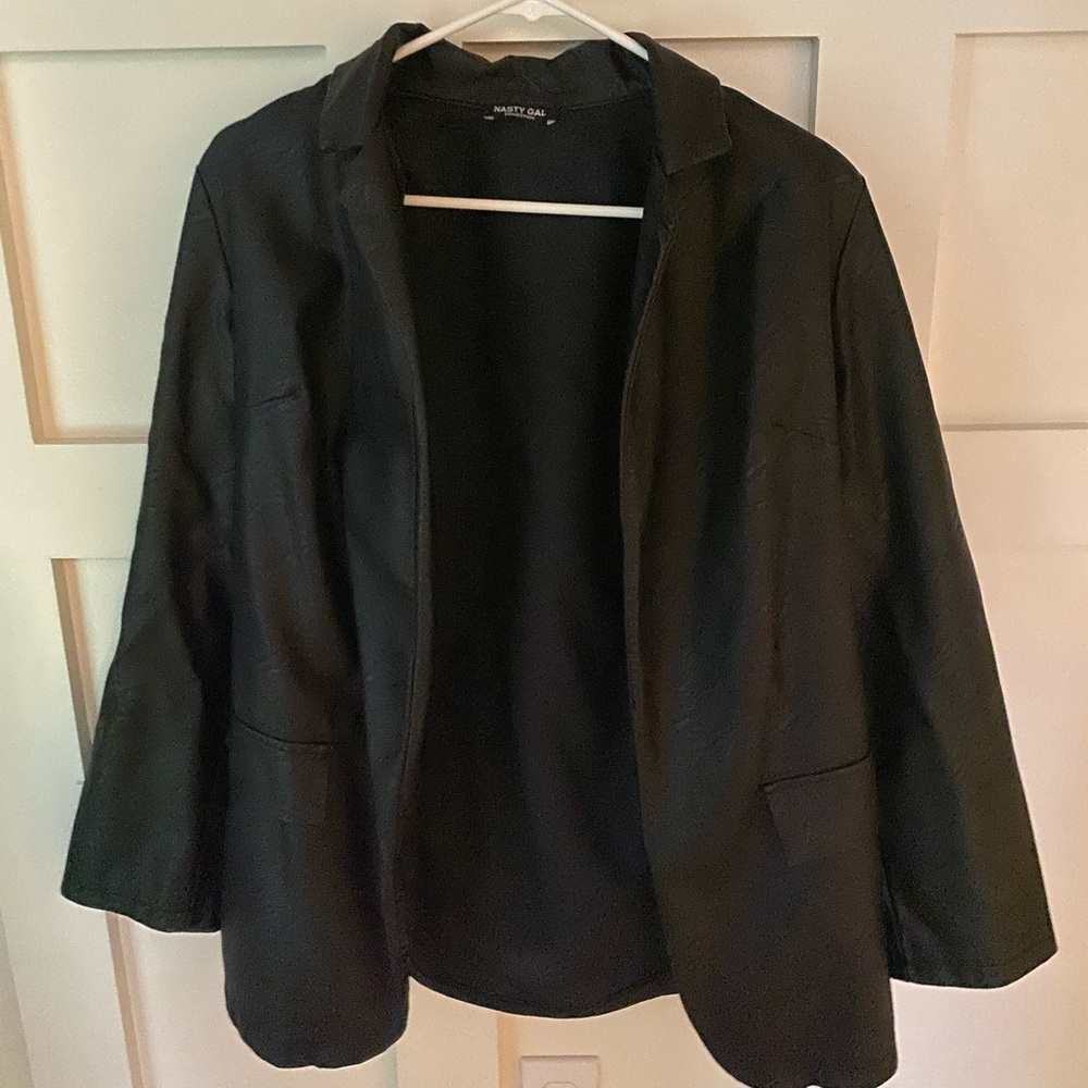 Nasty gal faux leather jacket